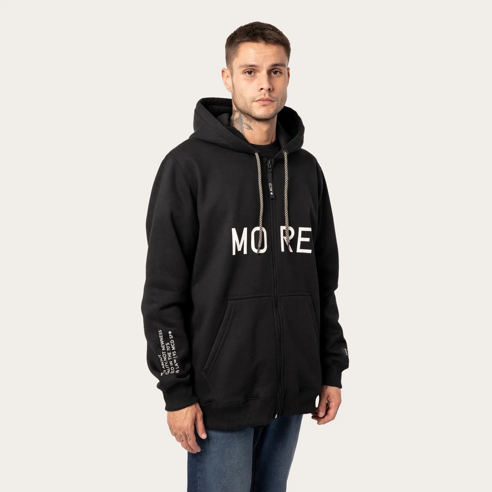 Moletom Canguru Aberto MCD - More Core