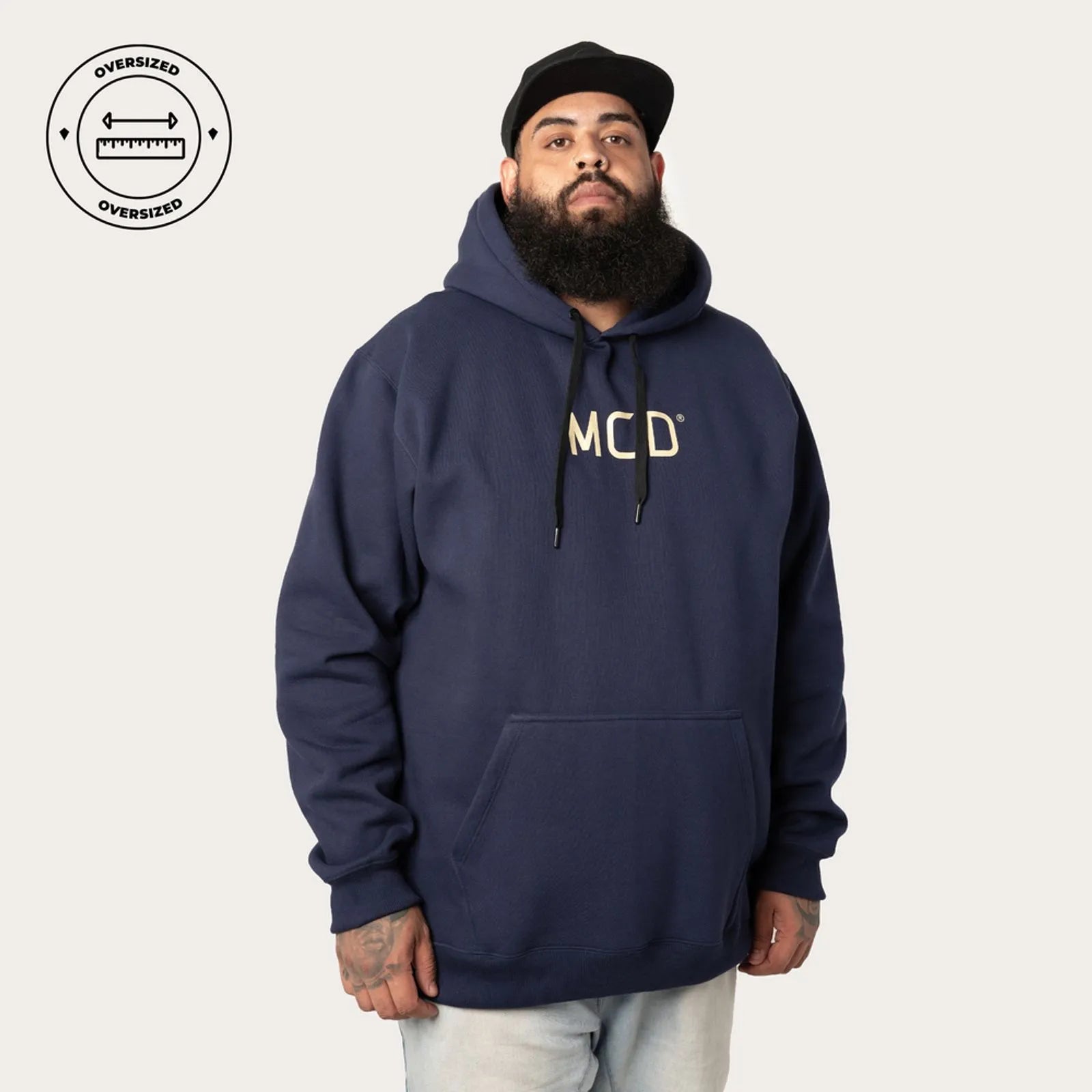 Moletom Canguru Fechado MCD Oversized