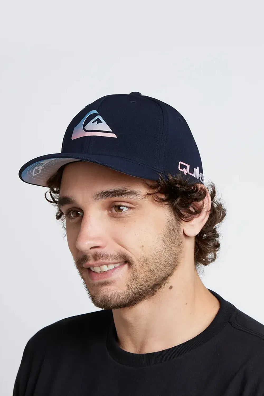 Boné Quiksilver Gradient Logo Spray - Navy