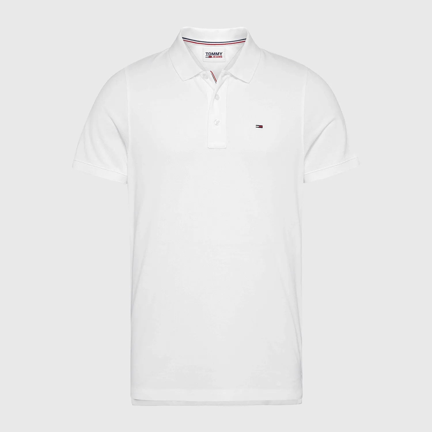 Polo TOMMY JEANS - Clássica Piquê - Branca
