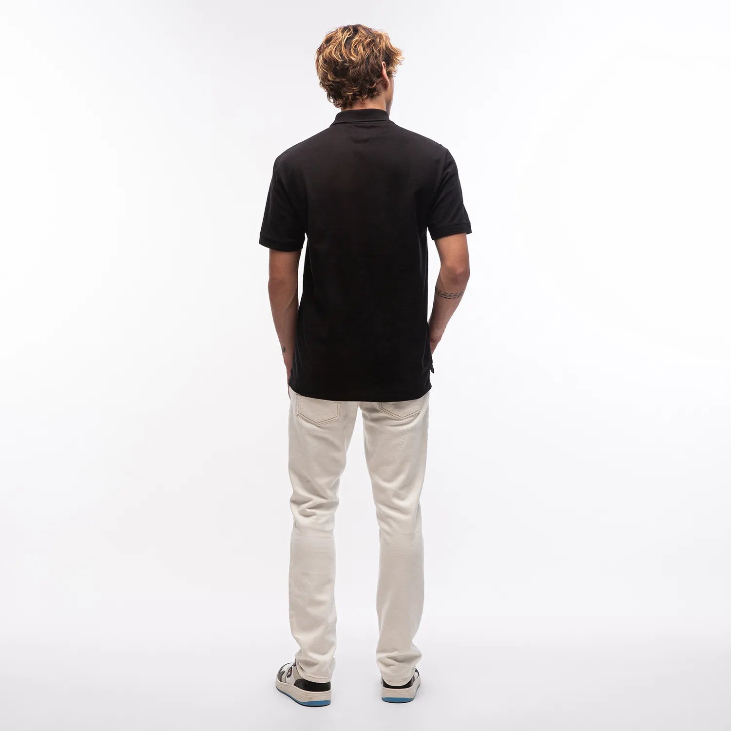 Polo TOMMY JEANS - Logo Linear Regular Fit