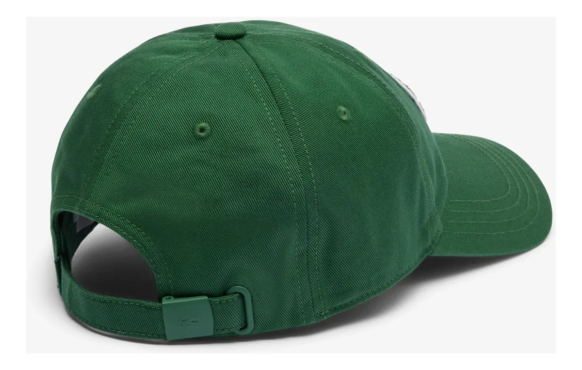 Boné LACOSTE - Big Croc verde
