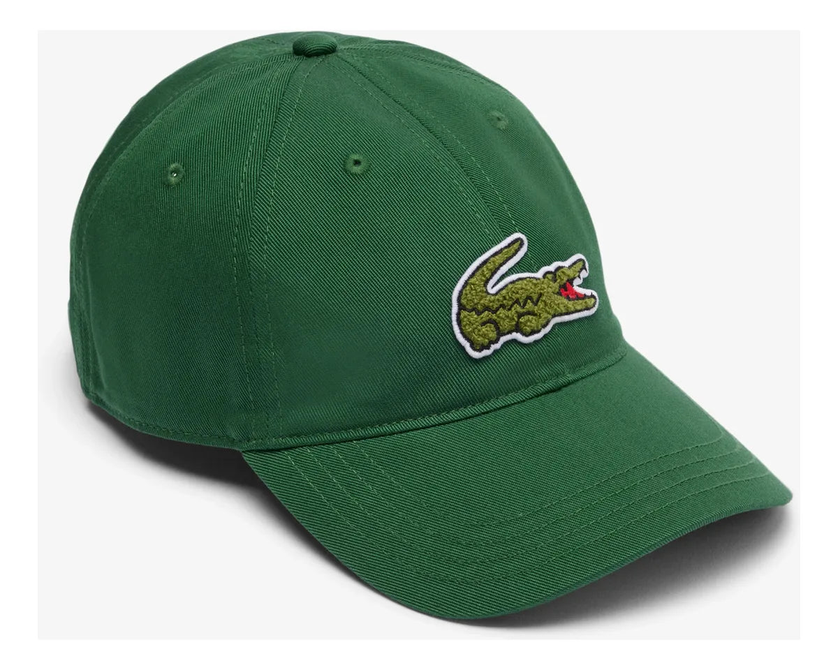 Boné LACOSTE - Big Croc verde