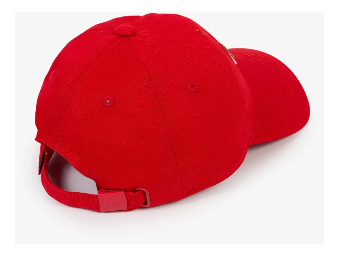 Boné LACOSTE - Big Croc vermelho
