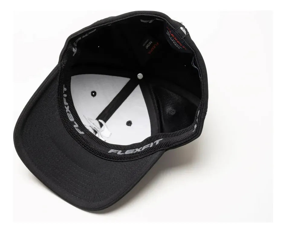 Boné Quiksilver Emb Three Logo - Preto