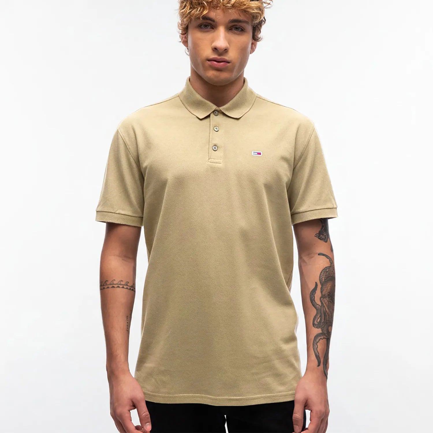 Polo TOMMY JEANS - Piquet Regular Fit