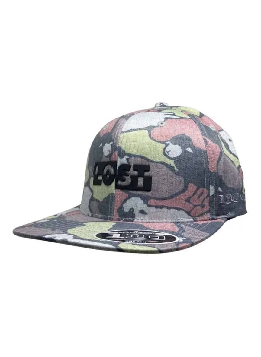 Boné Fitão - LOST Camoo Sheep - Fucsia