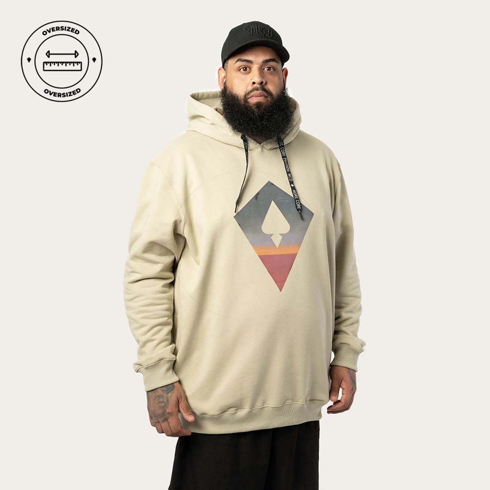 Moletom Canguru Fechado Oversized MCD - Pipa Horizonte