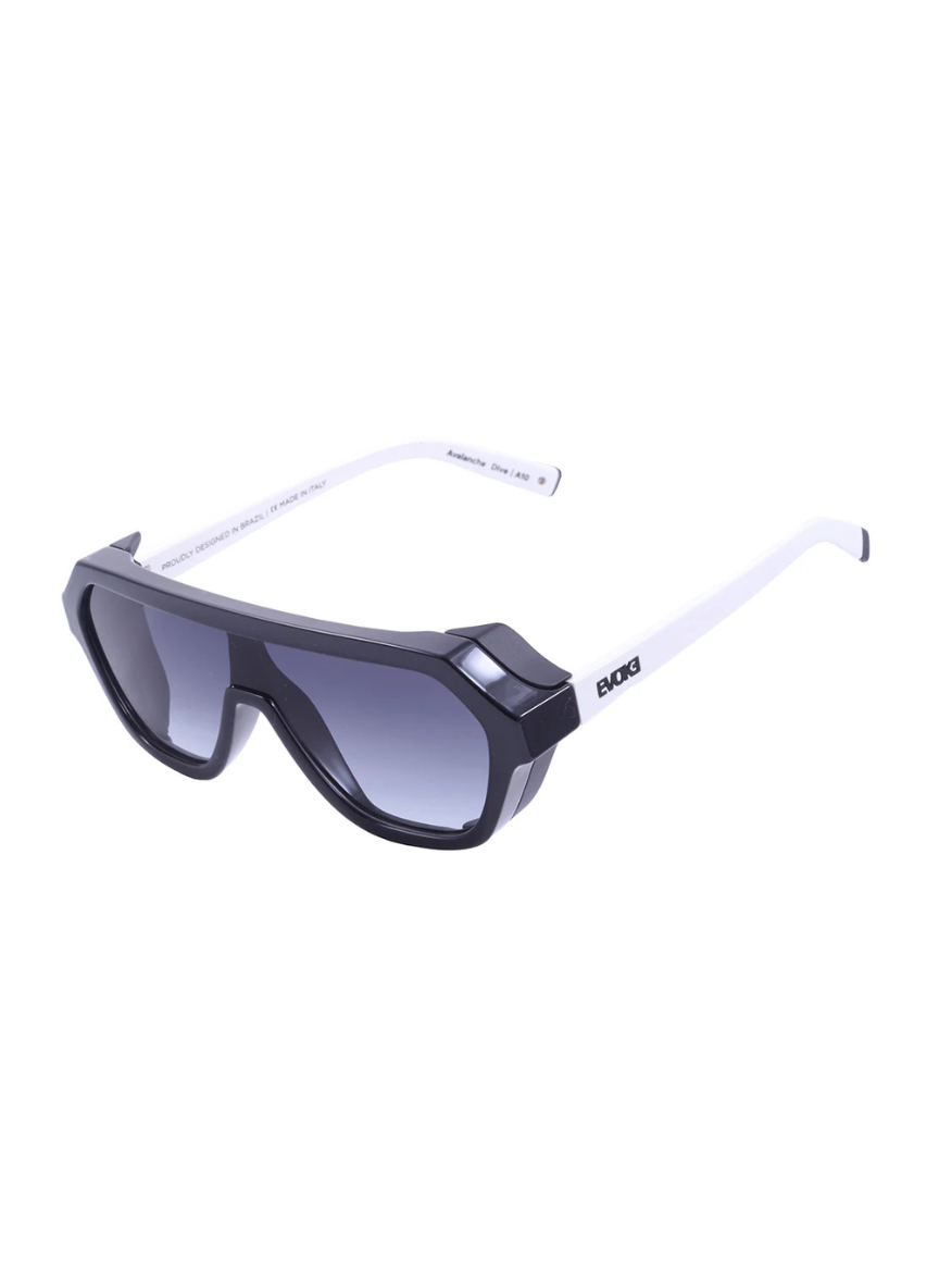 ÓCULOS DE SOL AVALANCHE DIVE A10 BLACK WHITE SHINE BLACK GRAY GRADIENT