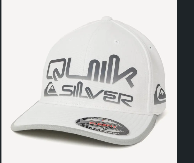 LANÇAMENTO Boné Quiksilver Gradient Broken Type - Branco