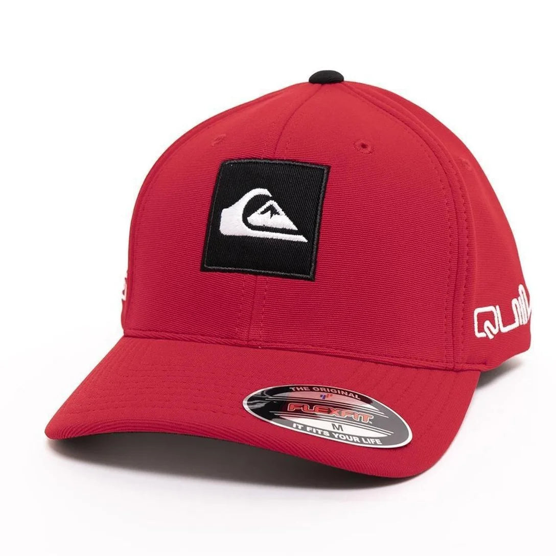 Boné Quiksilver Emb Square Lançamento - Red