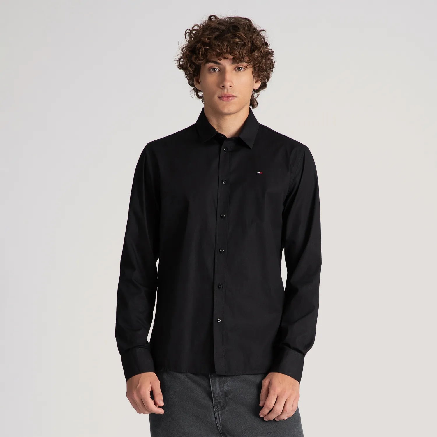 Camisa Clássica Popeline Tommy Jeans