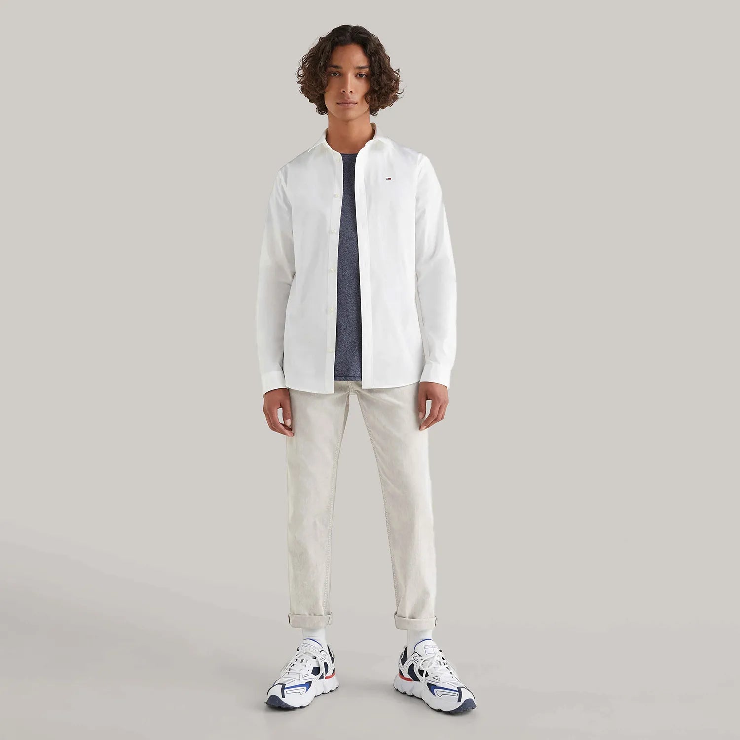 Camisa Clássica Popeline Tommy Jeans