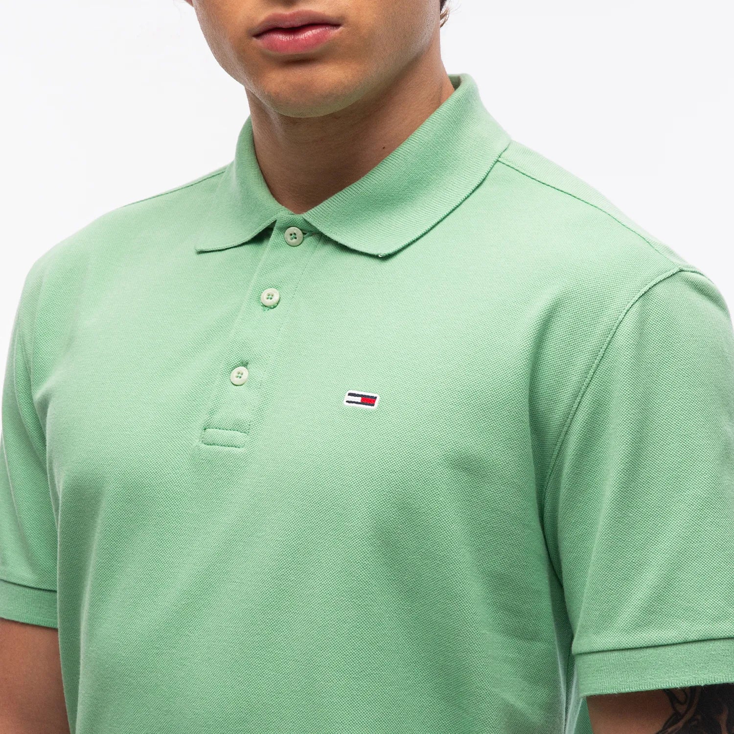 Polo TOMMY KEANS - Piquet Regular Fit - Verde