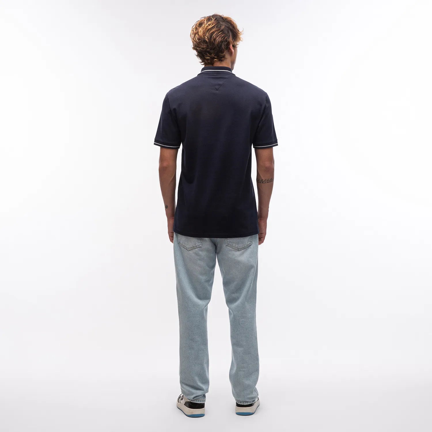 Polo TOMMY JEANS - Tipped Regular Fit