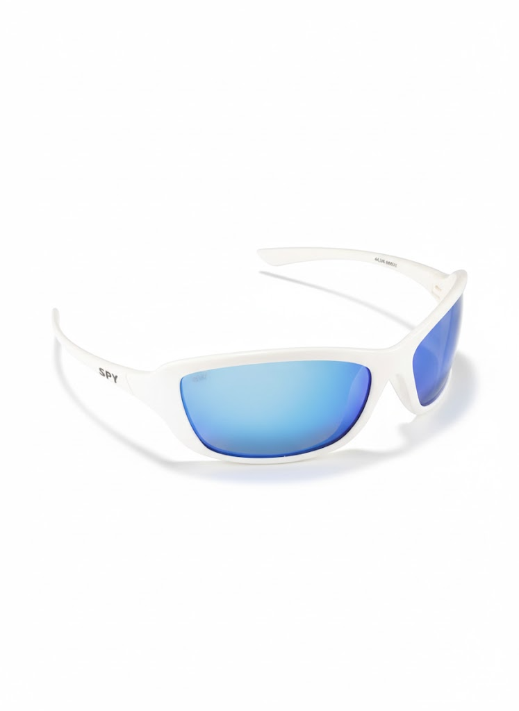 Óculos De Sol SPY 44 - Link Branca Armação Branco Lente Azul
