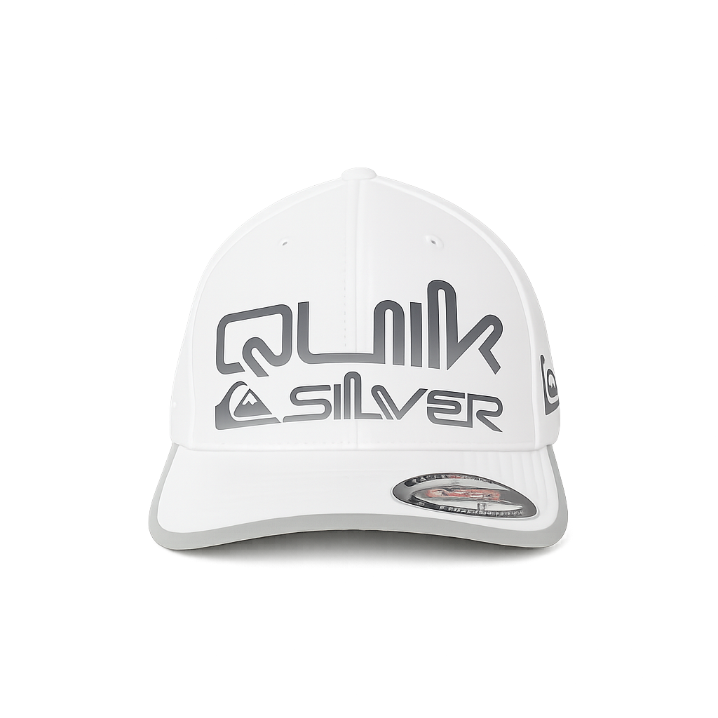 LANÇAMENTO Boné Quiksilver Gradient Broken Type - Branco