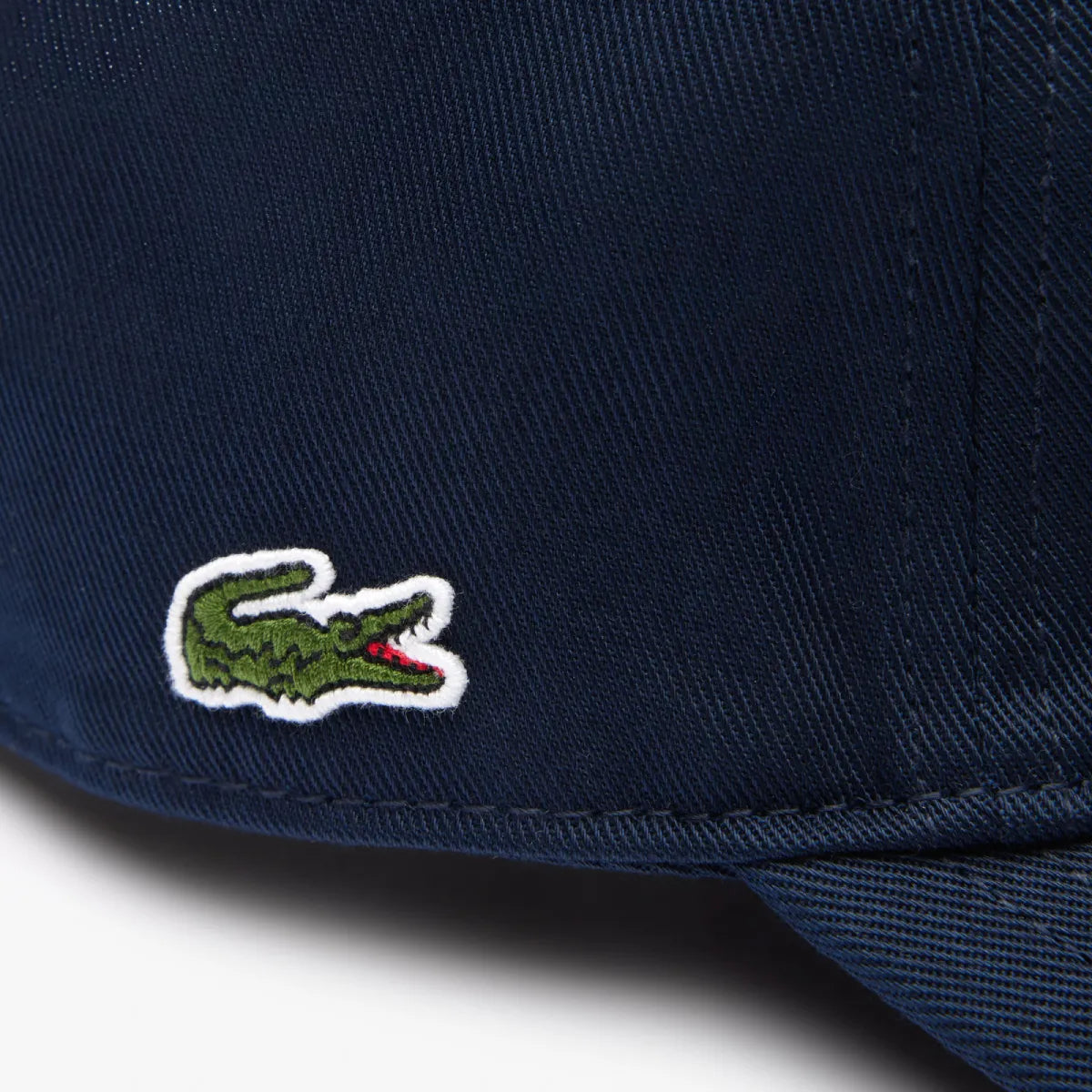 Boné LACOSTE MiniCroc lateral - Gabardine de Algodão