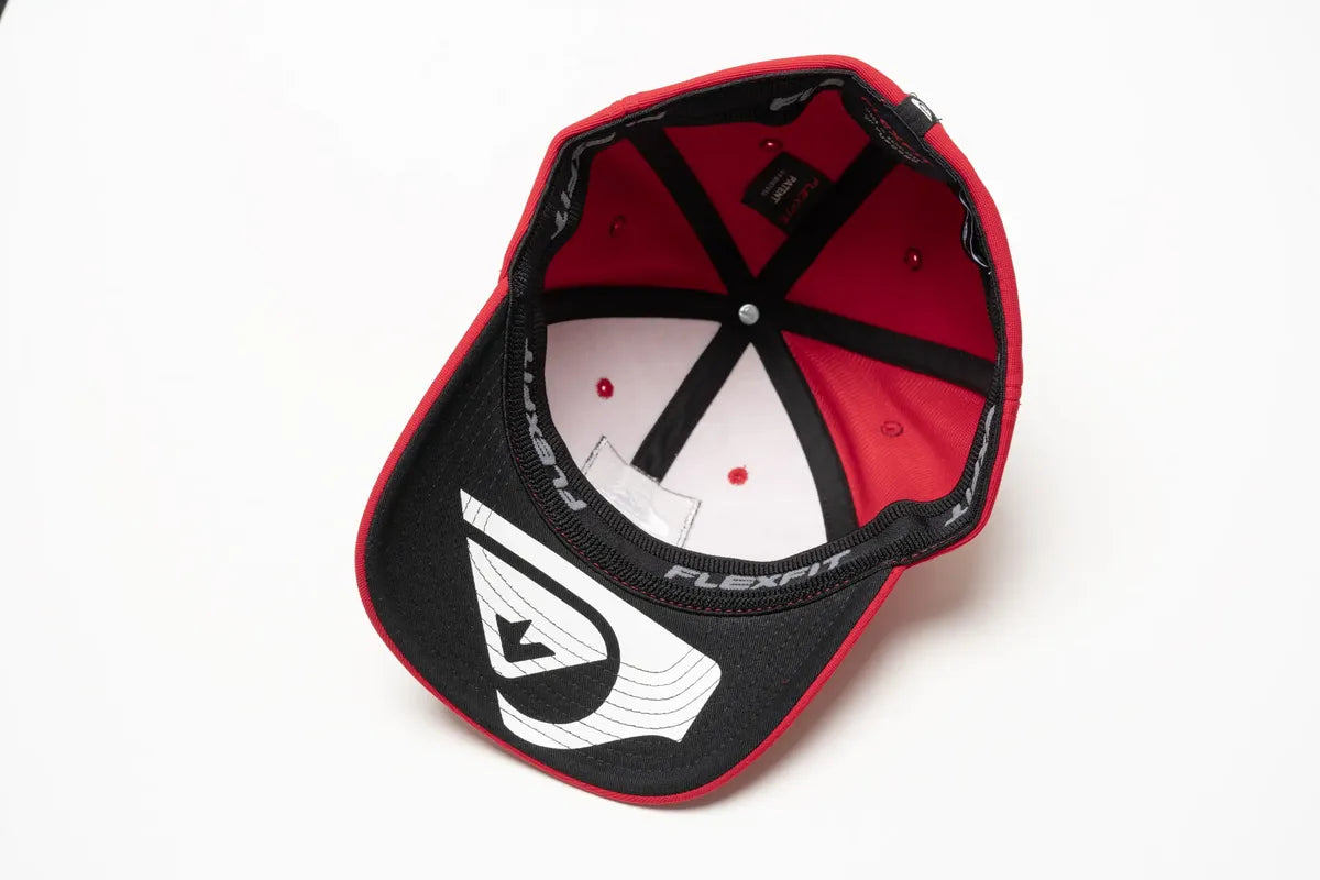 Boné Quiksilver Emb Square Lançamento - Red