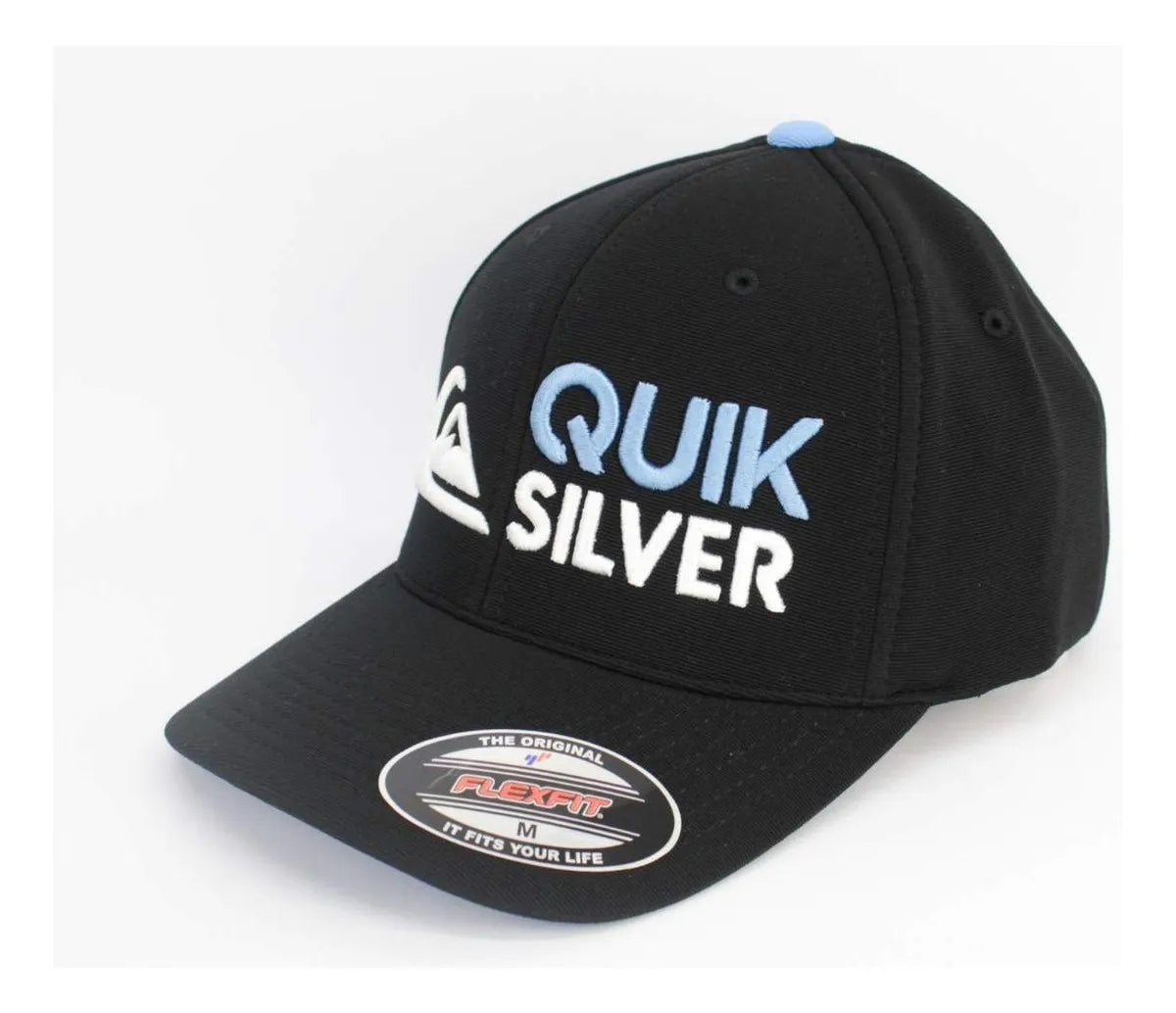 Boné Quiksilver Flexfit Emb Omni Surf Black - Lançamento