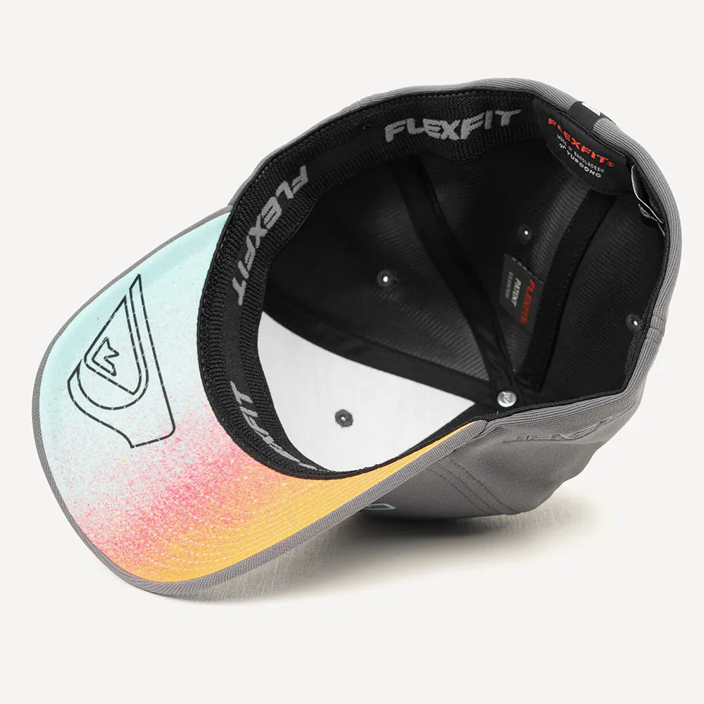 Boné Quiksilver Gradient Type New Wave - Cinza