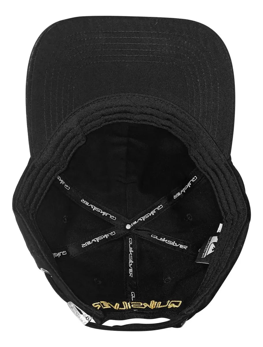 Bone Quiksilver Embroidery - Black