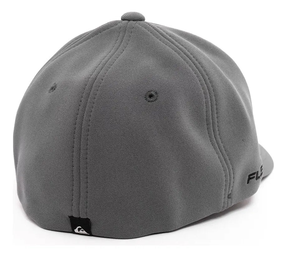 Boné Quiksilver Aba Curva Hologram Omni Logo - Dark Grey