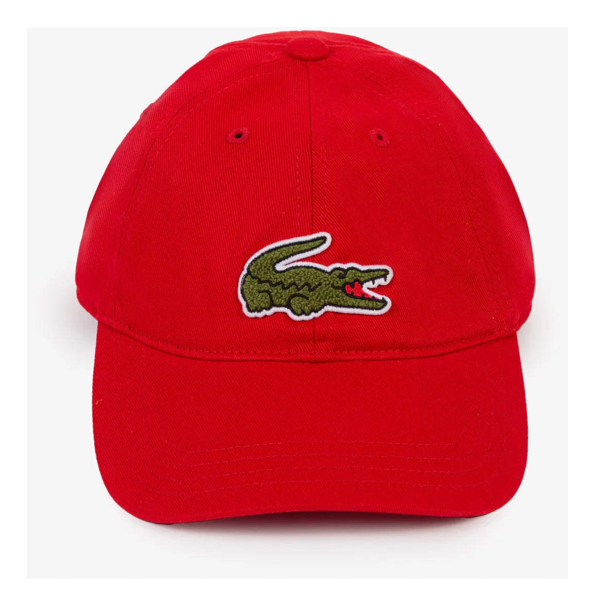 Boné LACOSTE - Big Croc vermelho