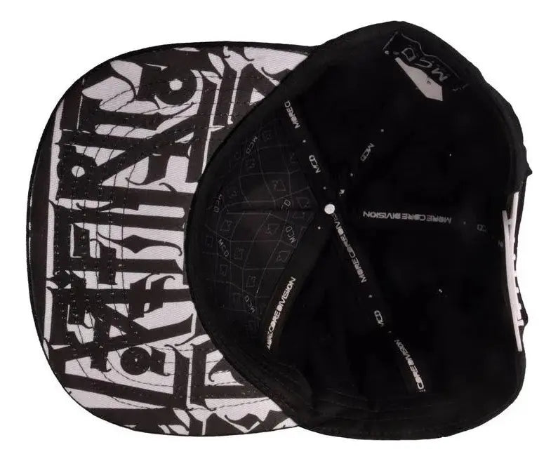 Boné Mcd Aba Reta Abstract Caligraffiti - Preto