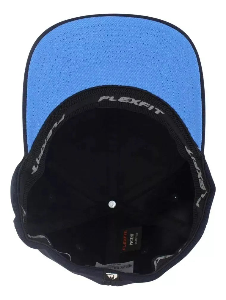 Boné Quiksilver Flexfit Big Plate Solid - Navy