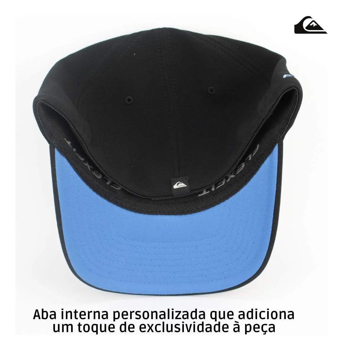 Boné Quiksilver Flexfit Emb Omni Surf Black - Lançamento