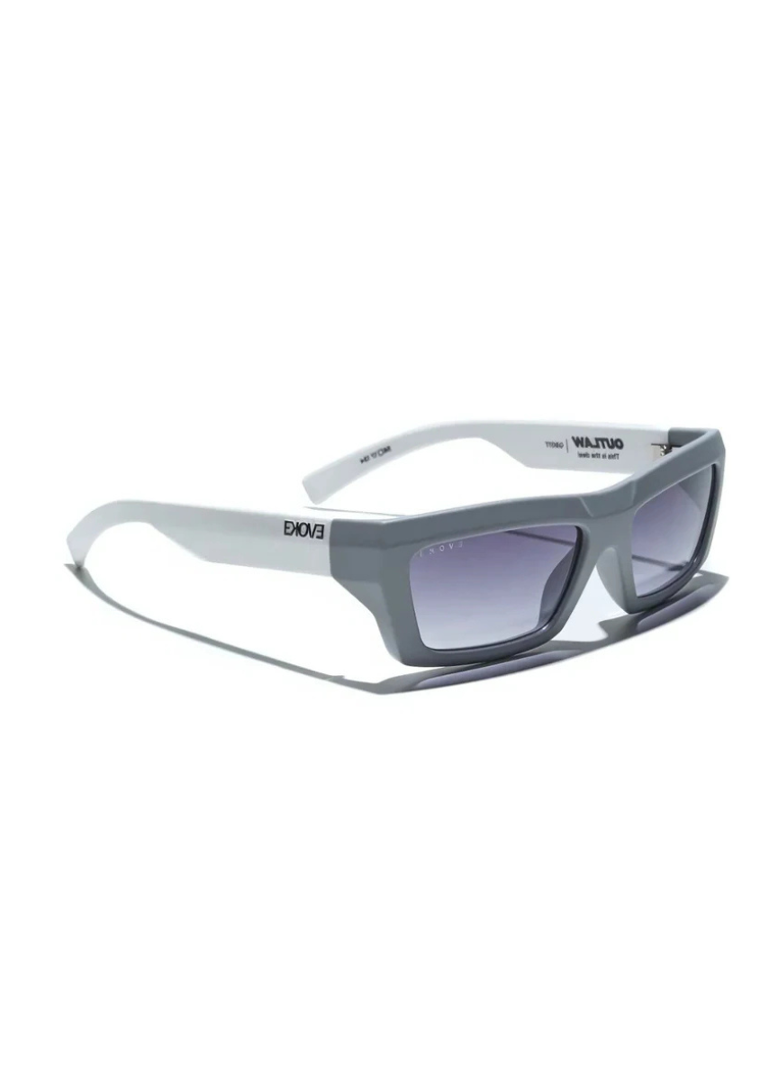 ÓCULOS DE SOL OUTLAW HIGH-END GB01T GREY WHITE BLACK GRAY GRADIENT
