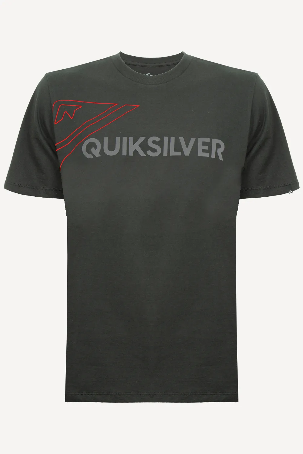 Camiseta Quiksilver M/C Emb Side Omni Cinza Escuro