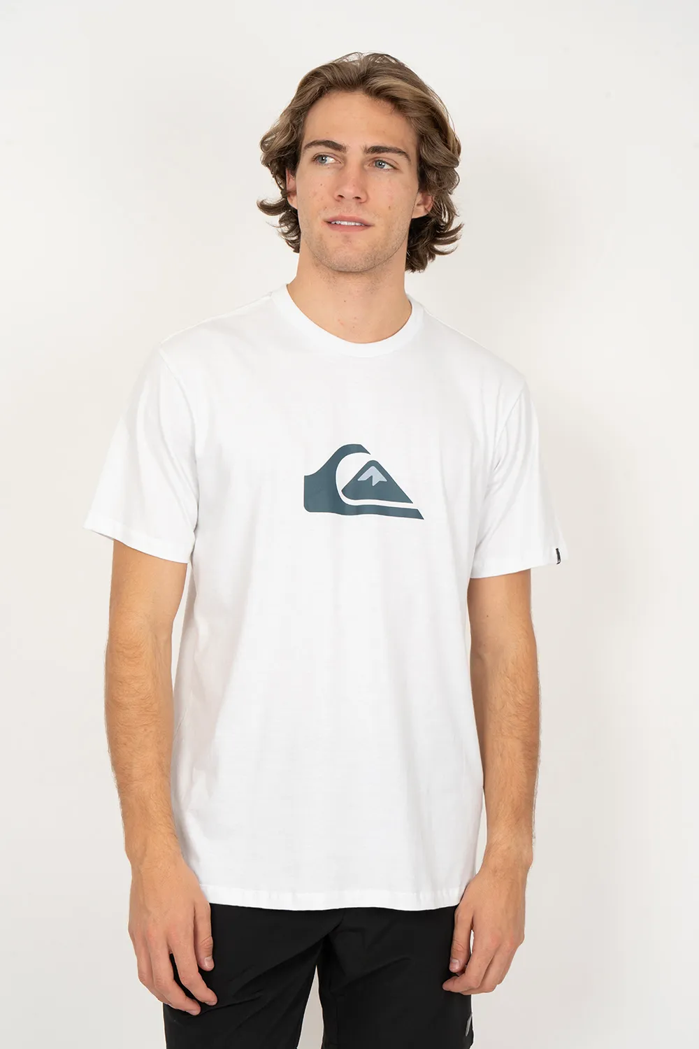 Camiseta Quiksilver M/C Comp Logo Branco
