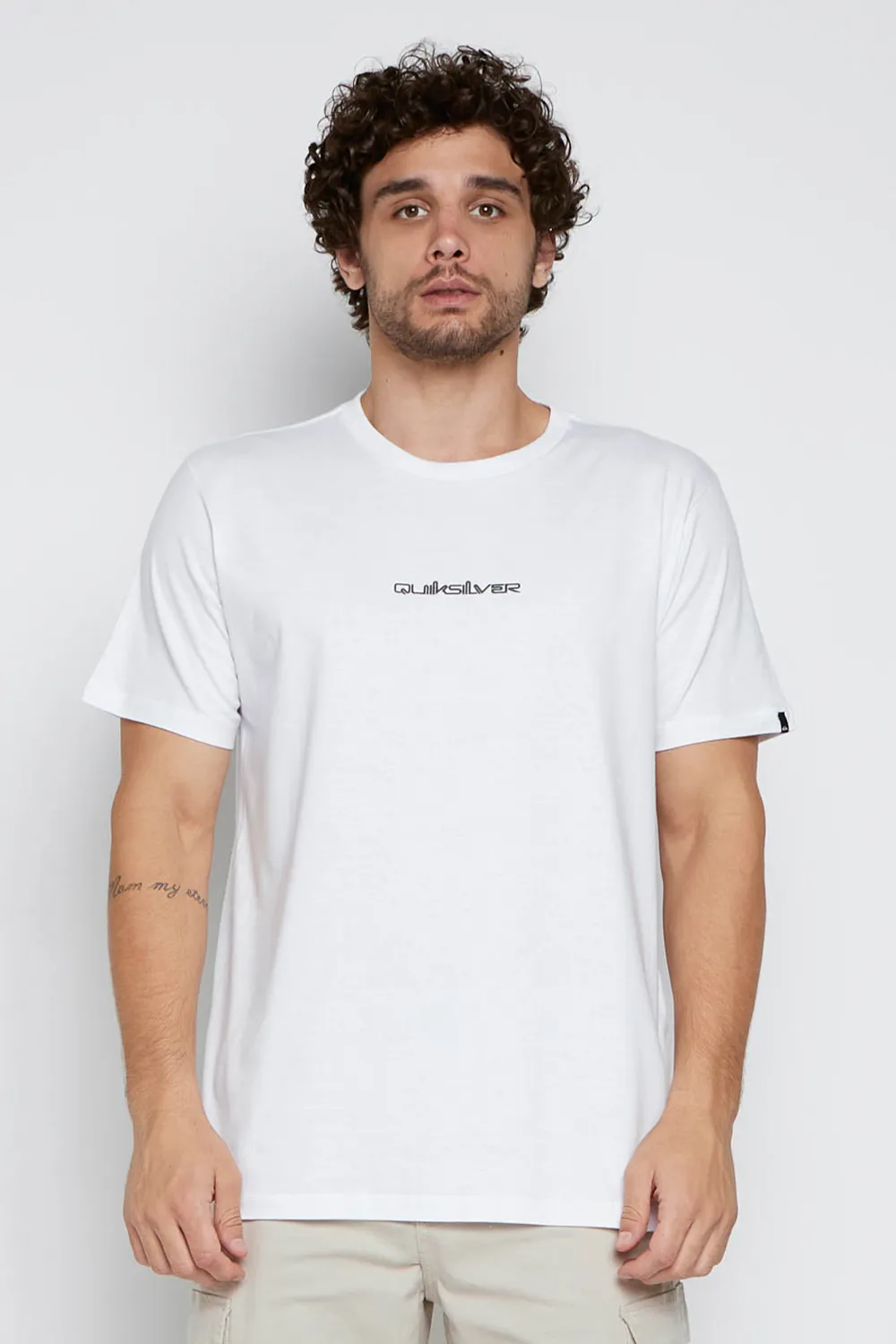 Camiseta Quiksilver M/C Mini Omni Branco