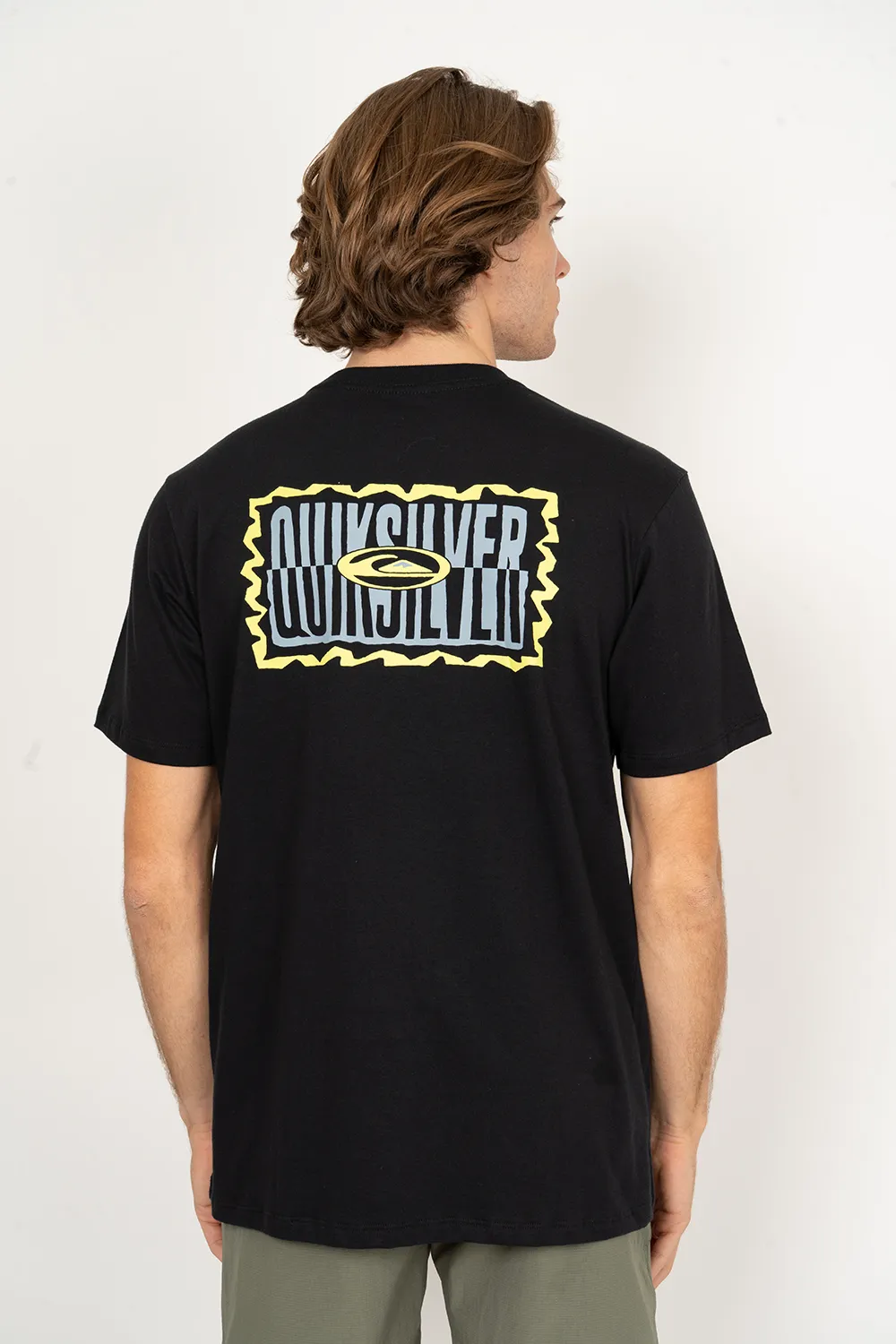 Camiseta Quiksilver M/C Gotam Foam Preto