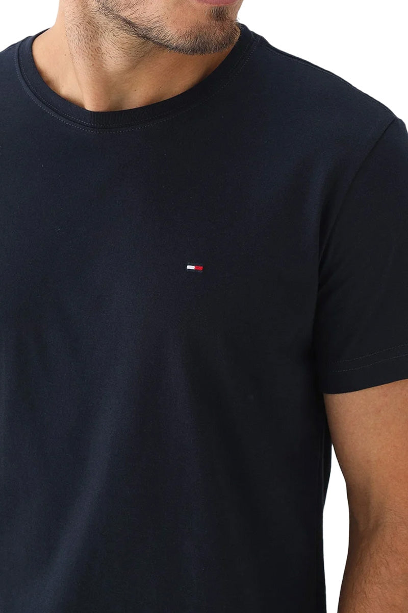 Camiseta Clássica gola C Tommy Jeans - Marinho