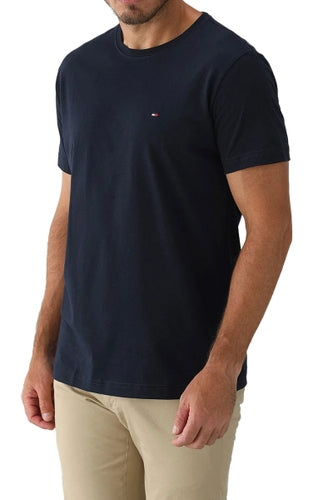 Camiseta Clássica gola C Tommy Jeans - Marinho