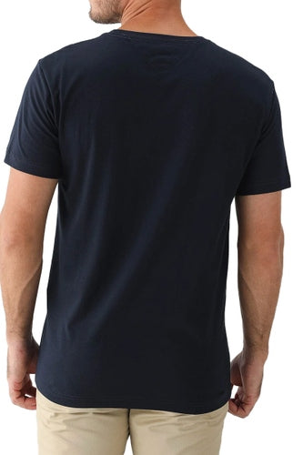 Camiseta Clássica gola C Tommy Jeans - Marinho