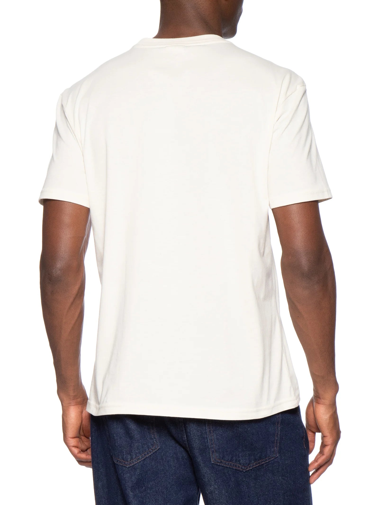 Camiseta Tommy Jeans Logo Bordado - off white