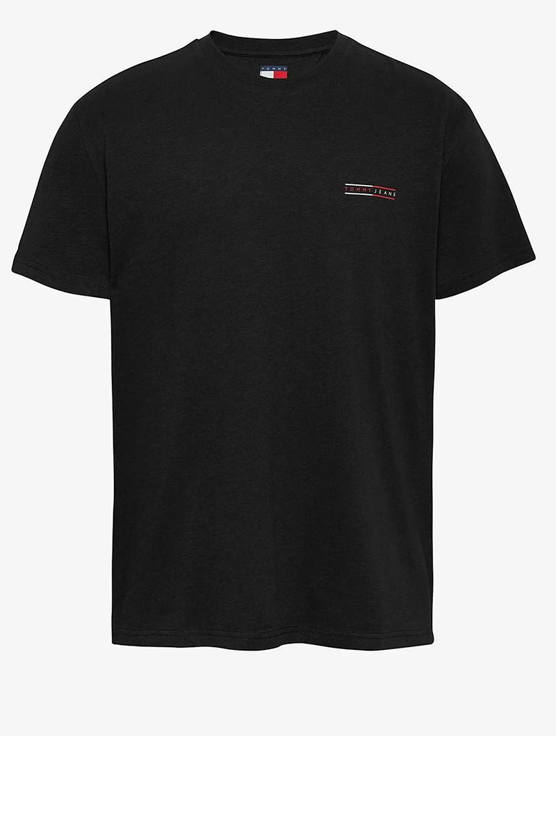 Camiseta Tommy Jeans Graphic Slub - Preto