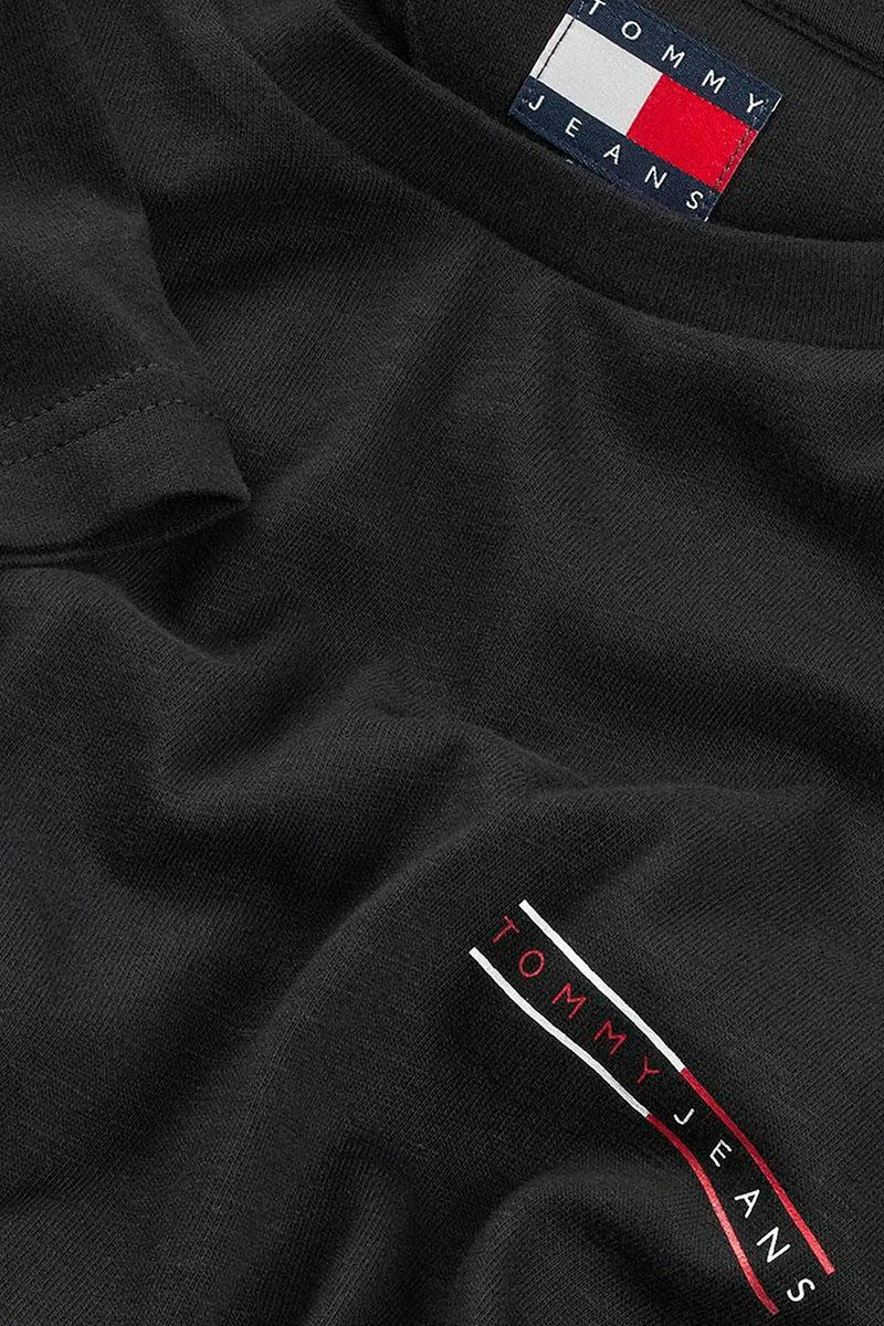 Camiseta Tommy Jeans Graphic Slub - Preto