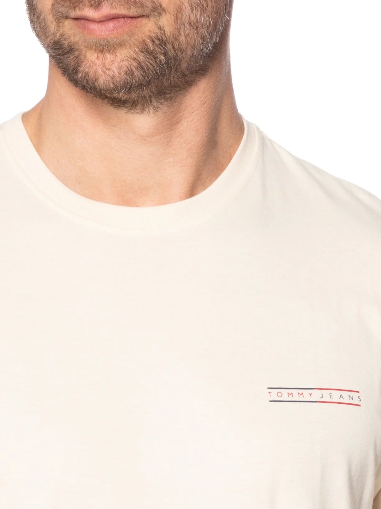 Camiseta Tommy Jeans Graphic Slub - off white