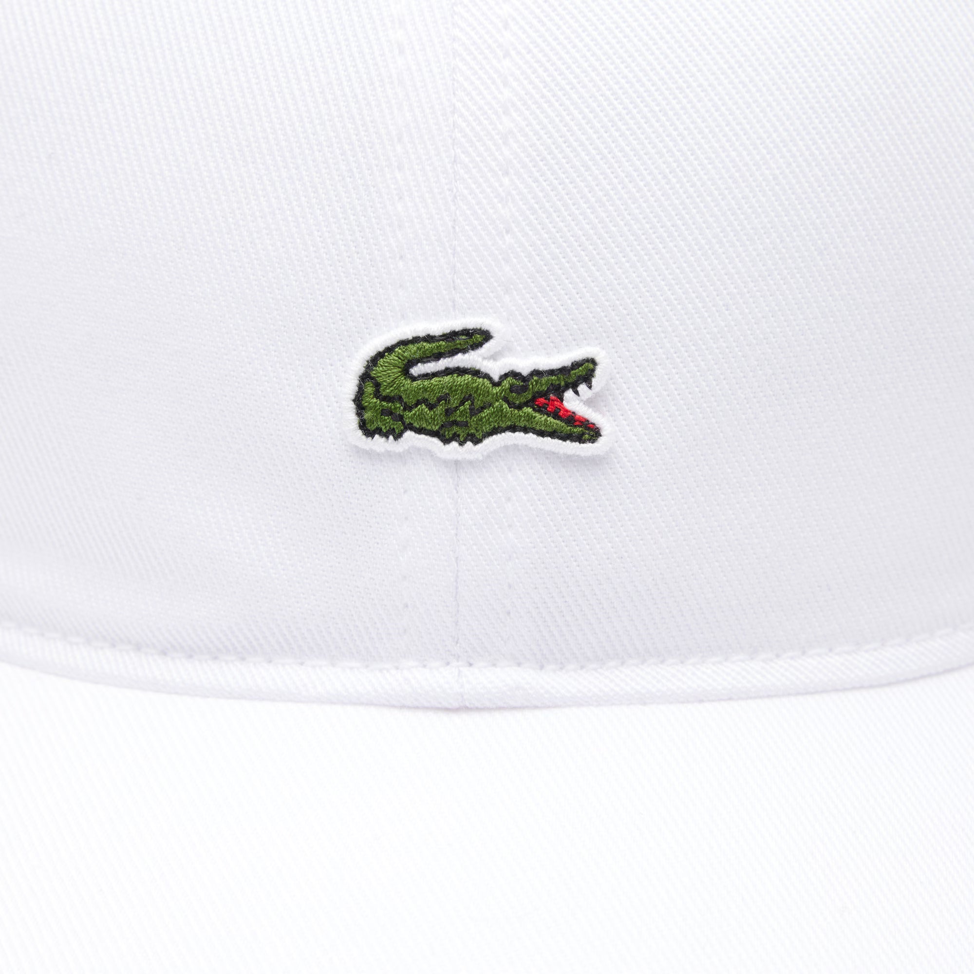 Boné LACOSTE MiniCroc frontal - Gabardine de Algodão
