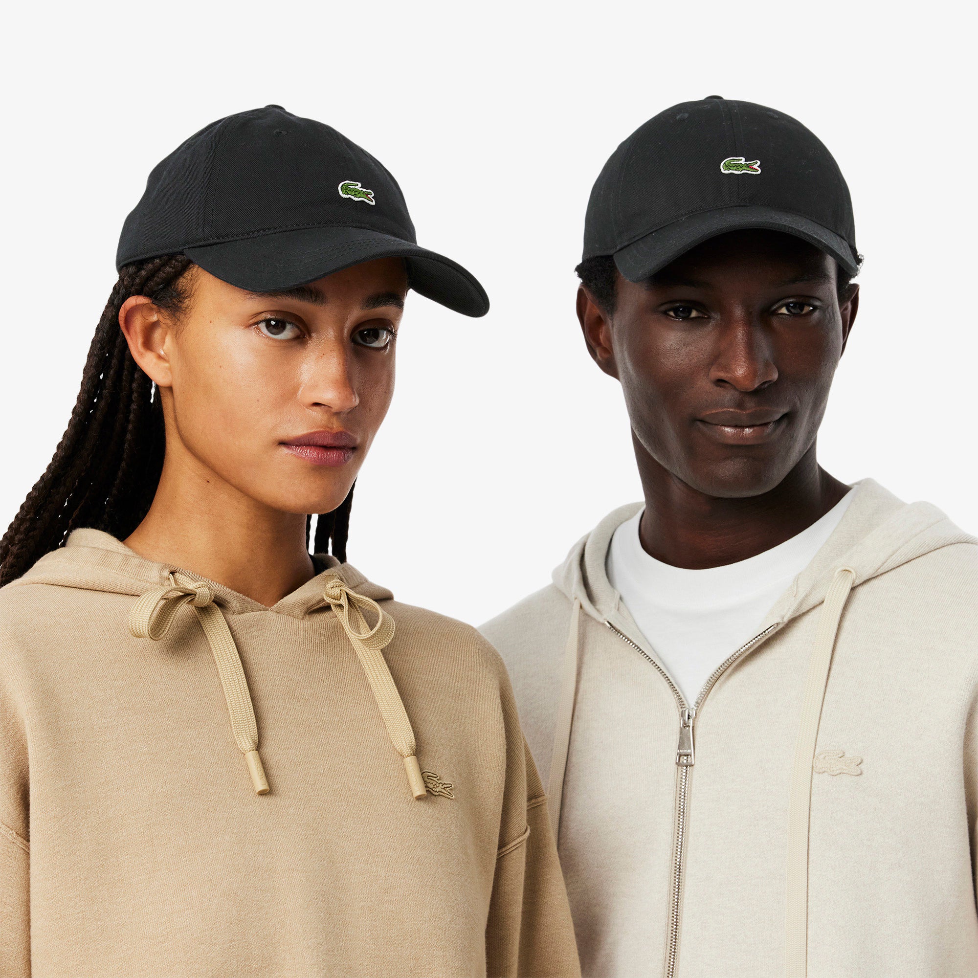 Boné LACOSTE MiniCroc frontal - Gabardine de Algodão