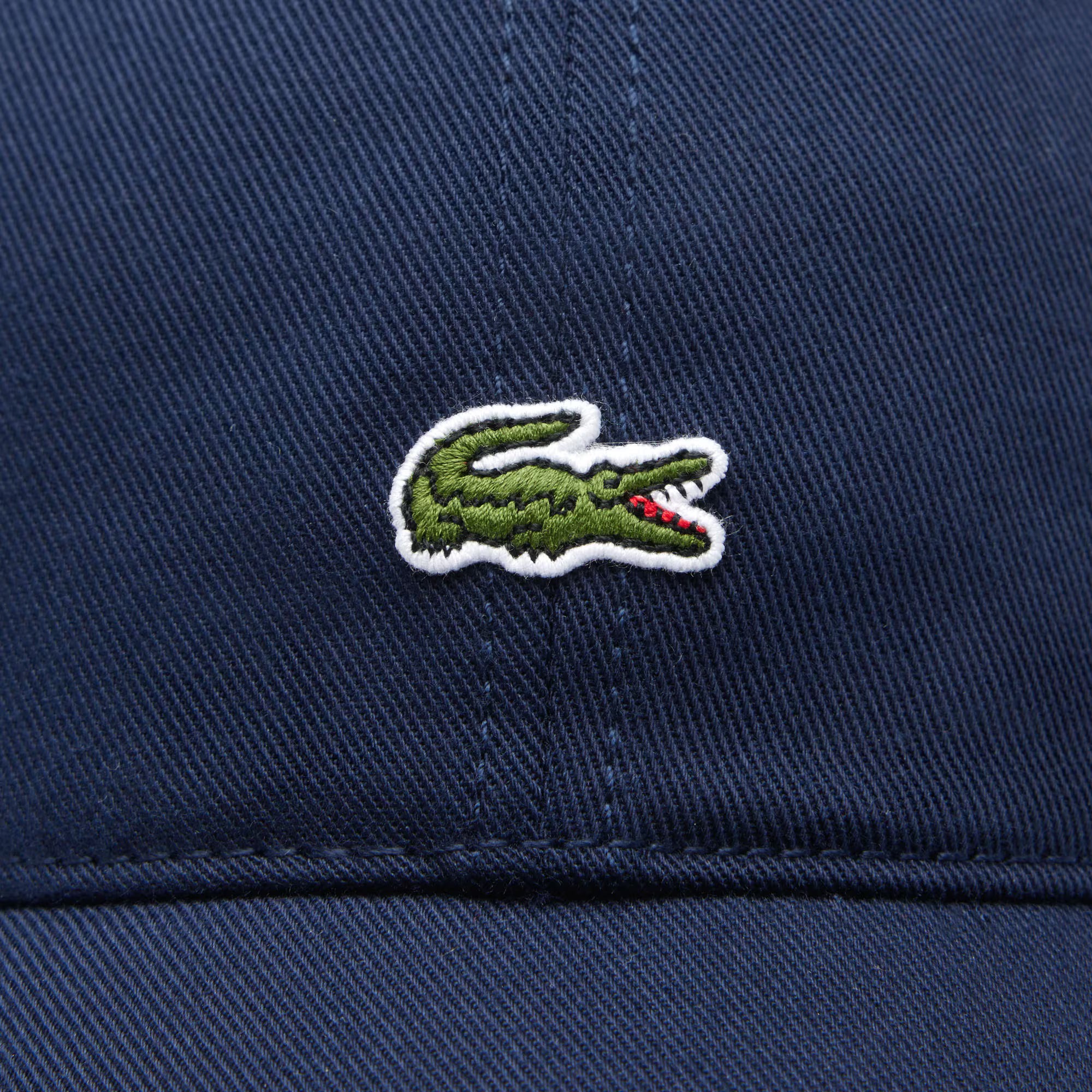 Boné LACOSTE MiniCroc frontal - Gabardine de Algodão