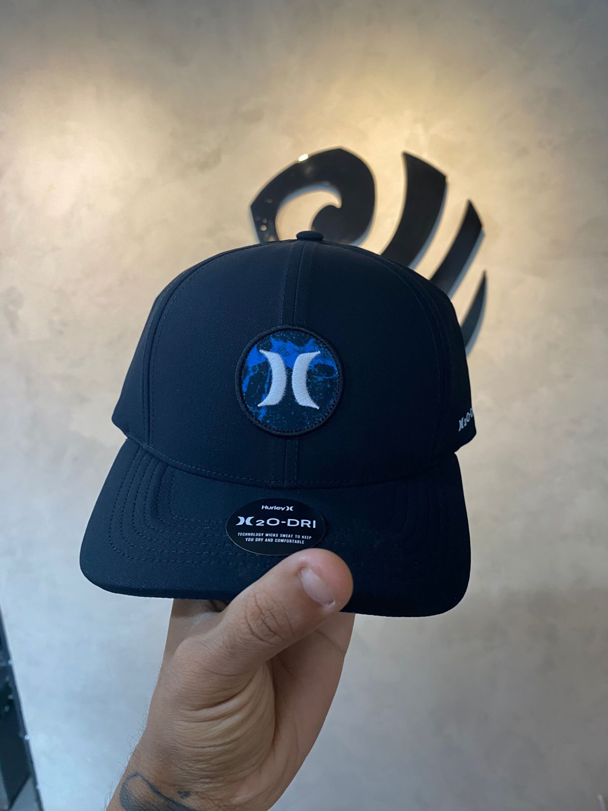 Boné HURLEY - Solo Imp preto