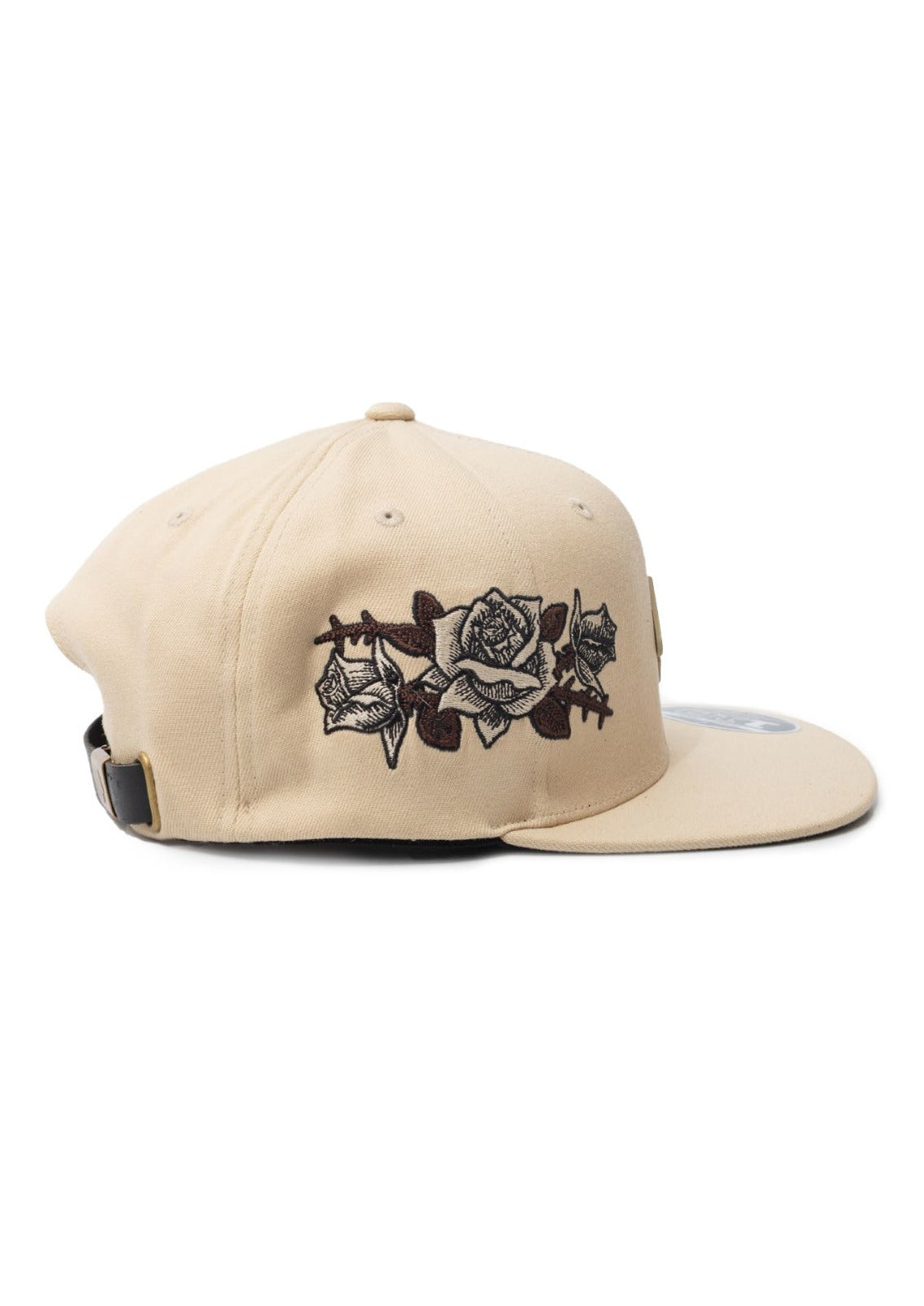 BONÉ ROSES FITÃO 1.10 ABA RETA FLEXFIT CREME
