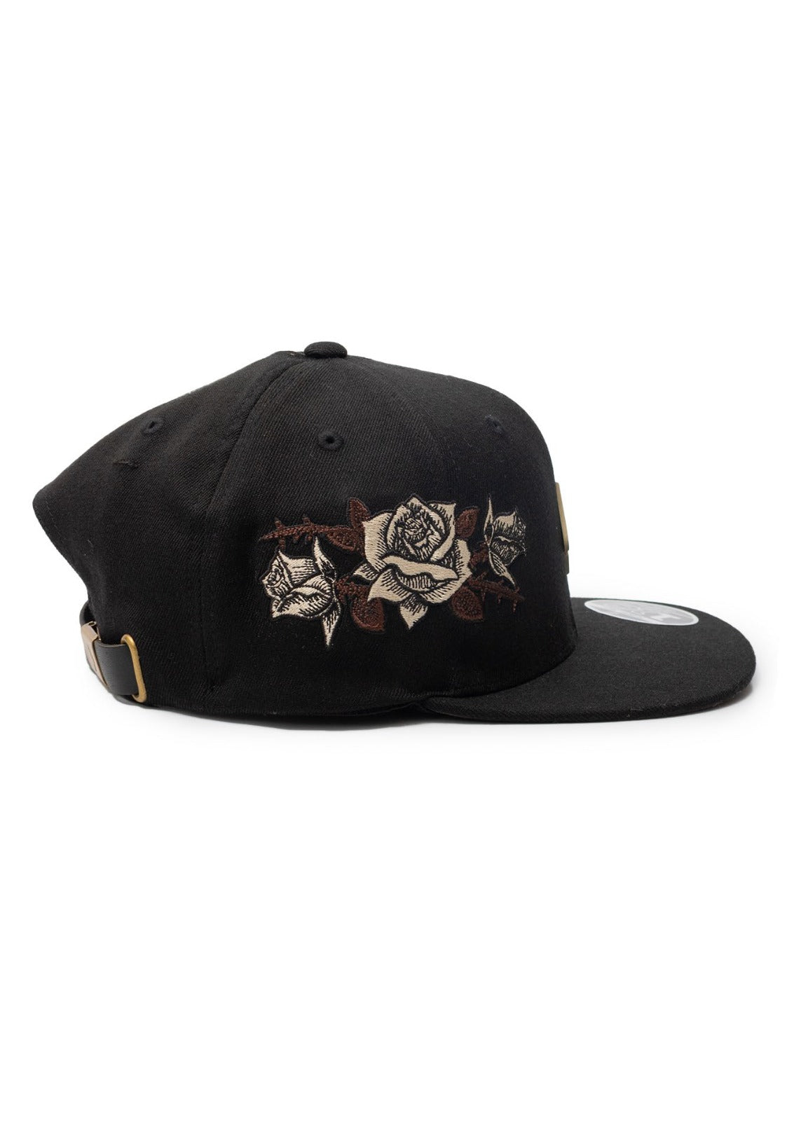 BONÉ ROSES FITÃO 1.10 ABA RETA FLEXFIT PRETO