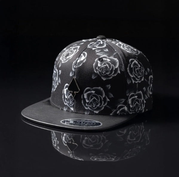 Boné Fitão - MCD ROSES Flexfit 1.10 - ABA RETA PRETO